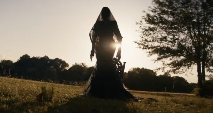 A mulher no jardim